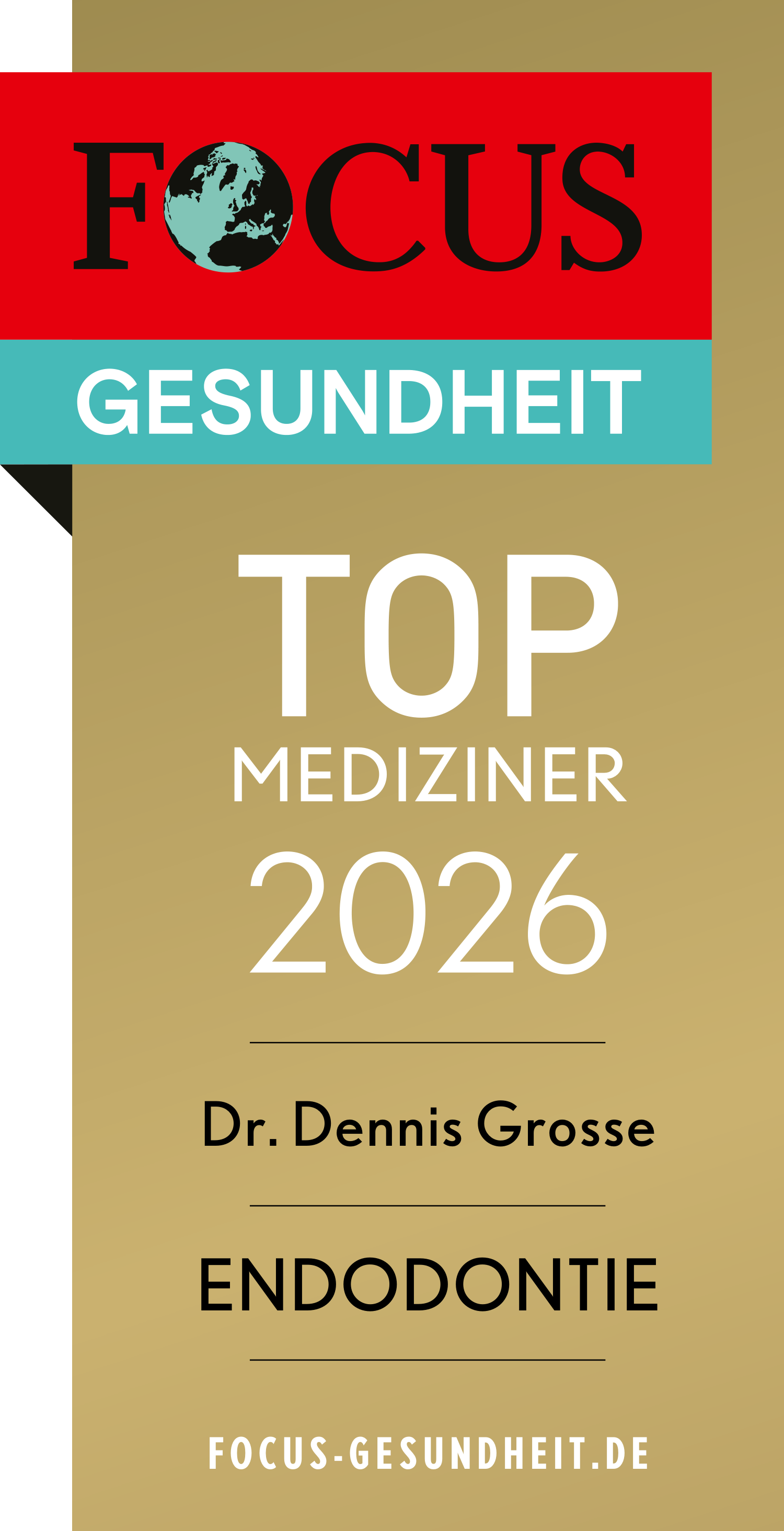 Empfohlen von FOCUS-GESUNDHEIT 2026 als Top-Praxis für Endodontie in Köln
